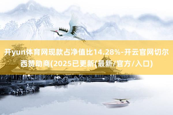 开yun体育网现款占净值比14.28%-开云官网切尔西赞助商(2025已更新(最新/官方/入口)