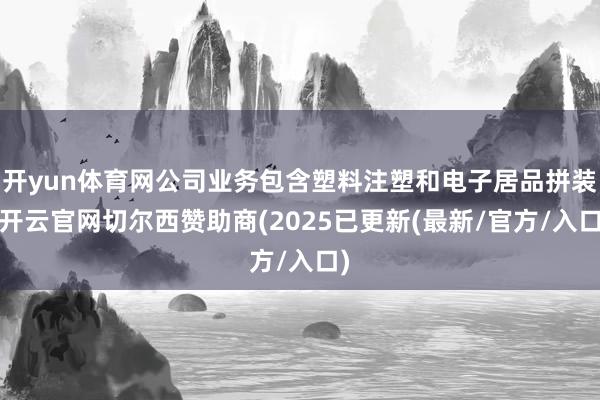 开yun体育网公司业务包含塑料注塑和电子居品拼装-开云官网切尔西赞助商(2025已更新(最新/官方/入口)