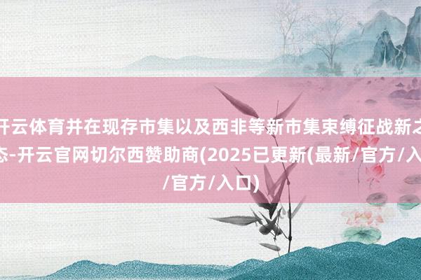 开云体育并在现存市集以及西非等新市集束缚征战新之形态-开云官网切尔西赞助商(2025已更新(最新/官方/入口)