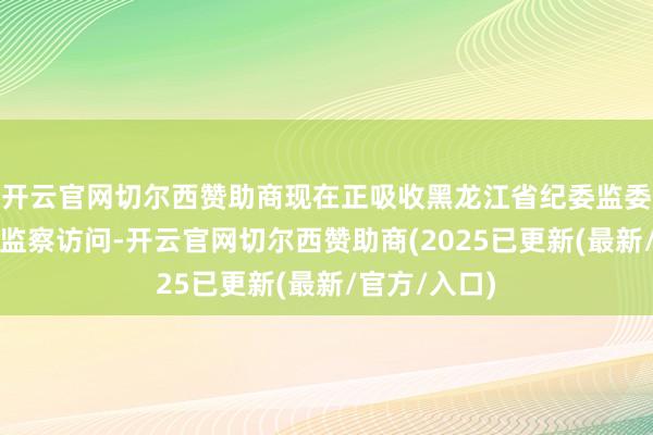 开云官网切尔西赞助商现在正吸收黑龙江省纪委监委次序审查和监察访问-开云官网切尔西赞助商(2025已更新(最新/官方/入口)