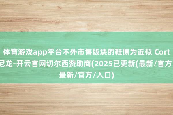 体育游戏app平台不外市售版块的鞋侧为近似 Cortez 的尼龙-开云官网切尔西赞助商(2025已更新(最新/官方/入口)