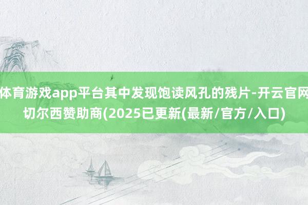 体育游戏app平台其中发现饱读风孔的残片-开云官网切尔西赞助商(2025已更新(最新/官方/入口)