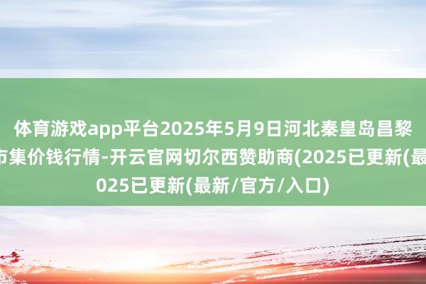 体育游戏app平台2025年5月9日河北秦皇岛昌黎农副居品批发市集价钱行情-开云官网切尔西赞助商(2025已更新(最新/官方/入口)